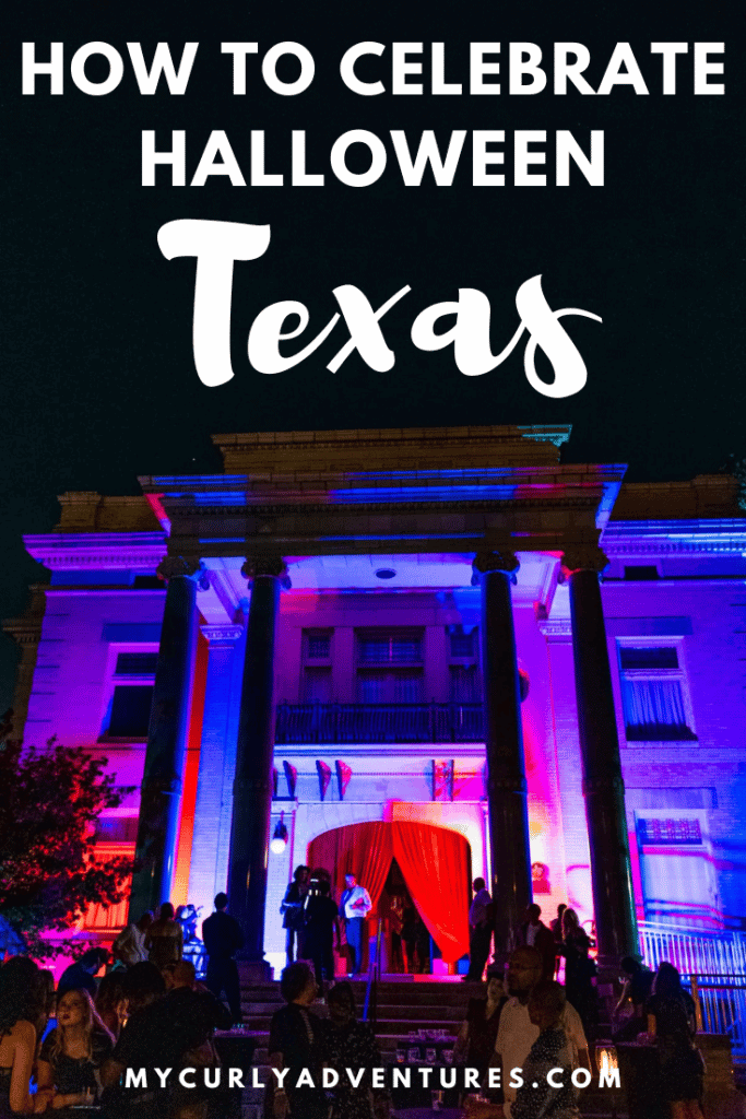 A regal house lit up with spooky lights