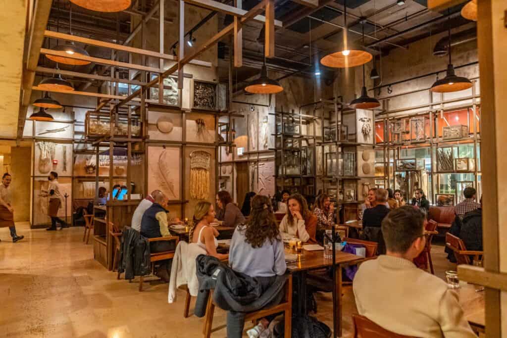 Dining area of Tzuco