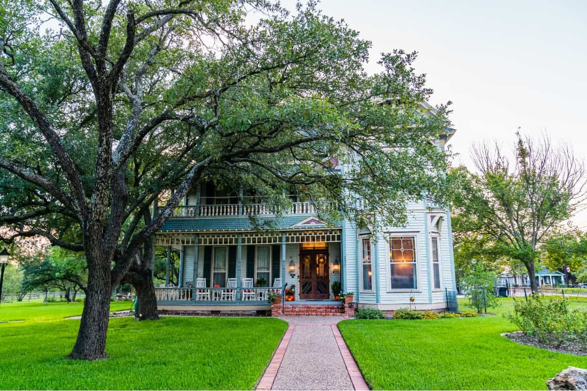 Exterior of the Milton Parker home