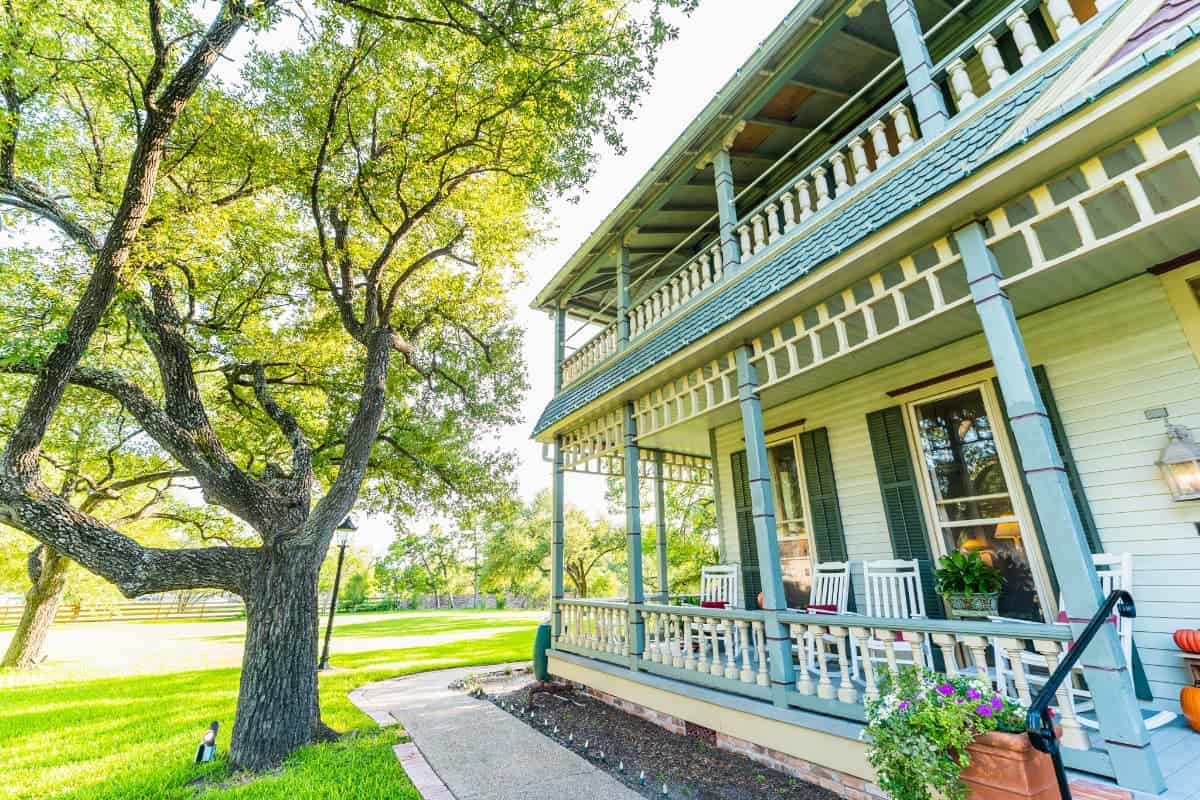 Exterior of the Milton Parker home