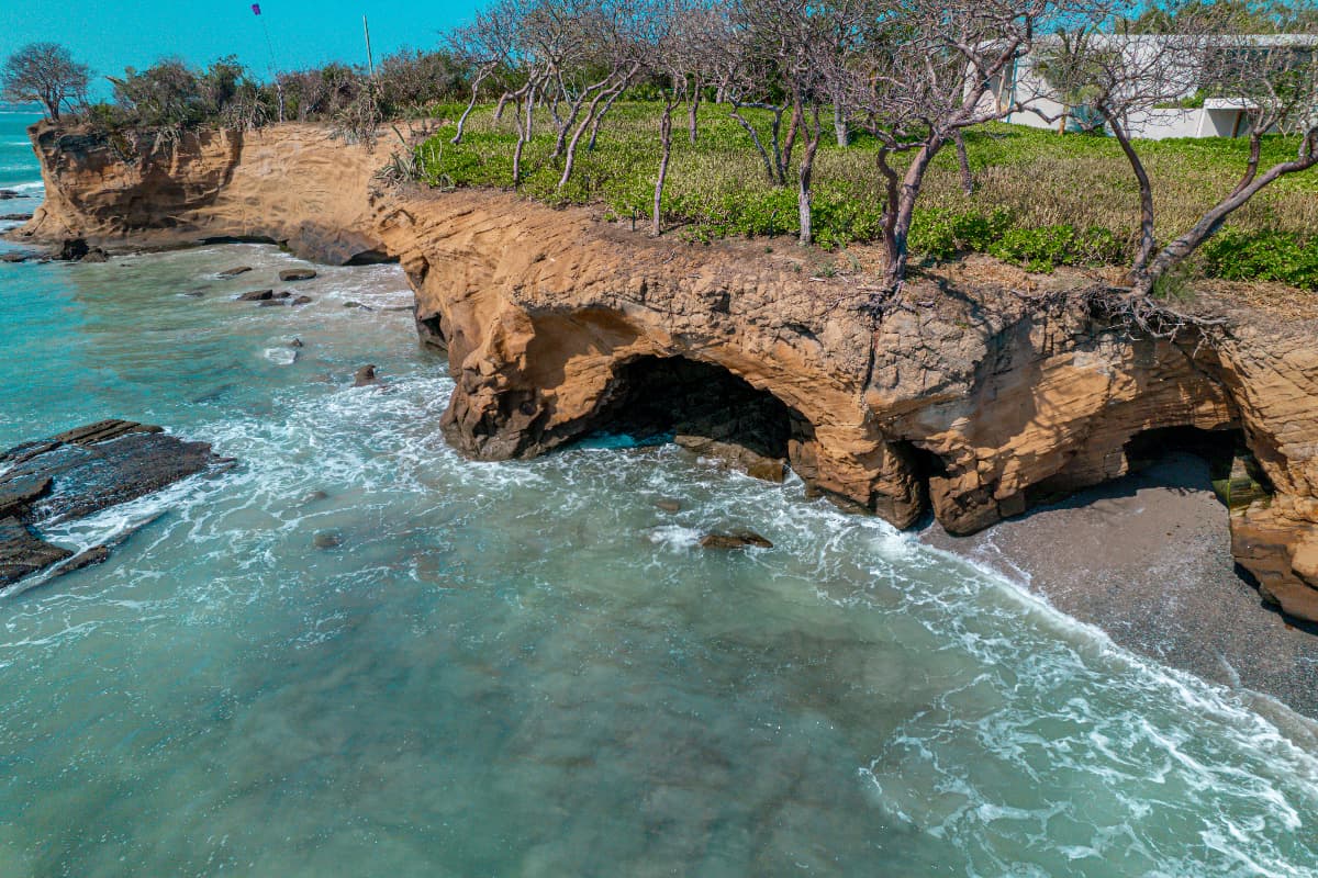 Bird's eye view of Cueva La Lancha