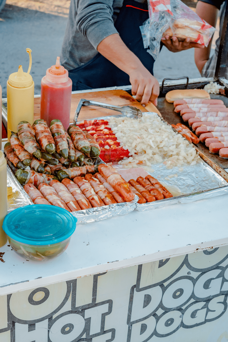 Streetfood Sausage and Hotdog Choices