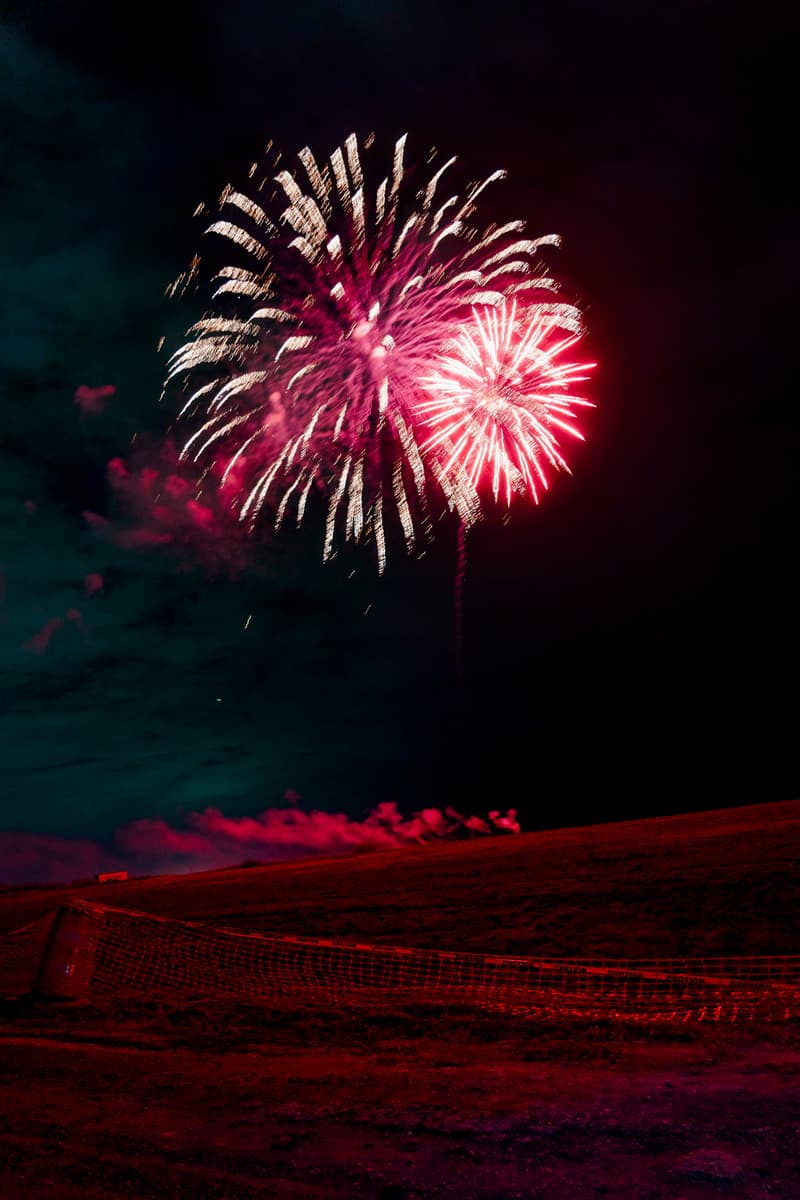 HEB fireworks display