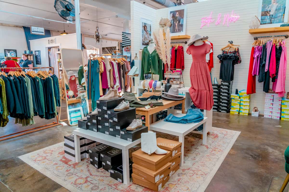 Women's clothing display