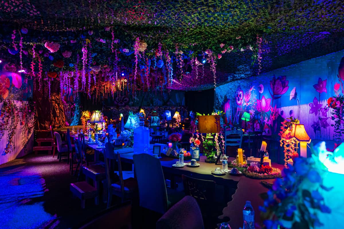 Inside of Alice in Wonderland venue