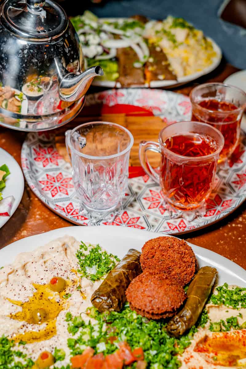 Spread of Mediterranean food 