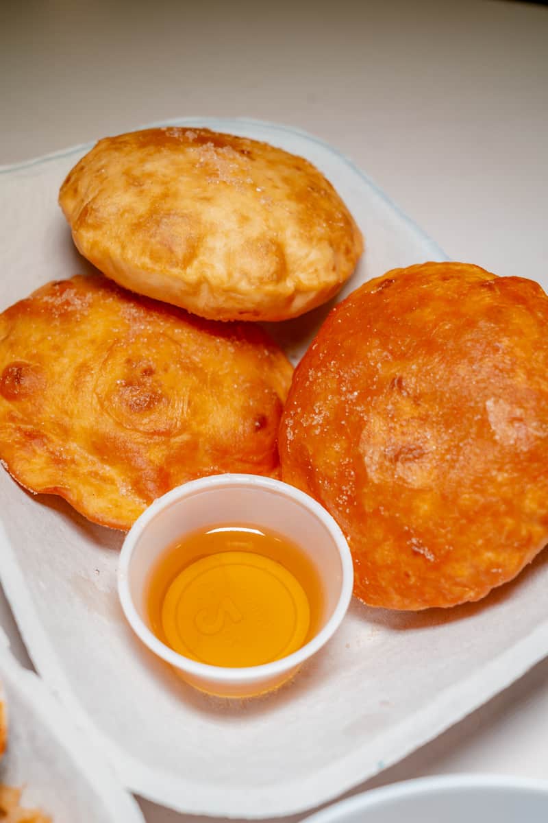 Sopapillas with side of honey