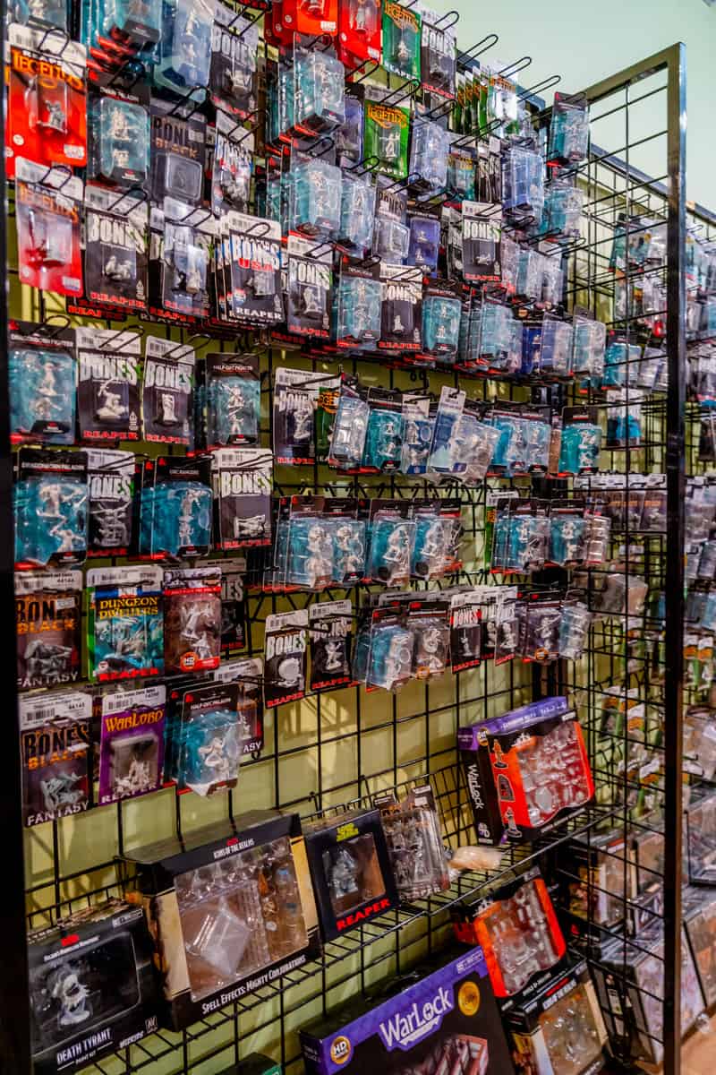 Display of trading cards