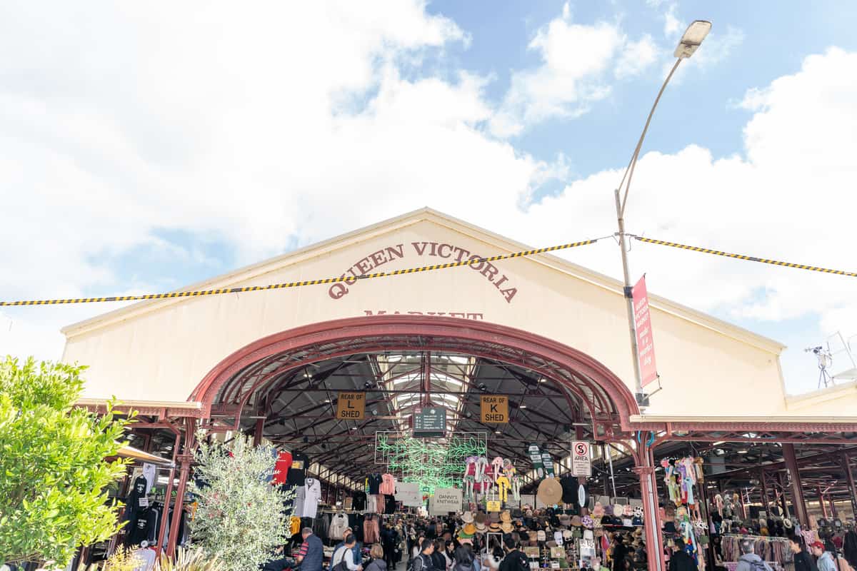 Exterior of the Victoria Market