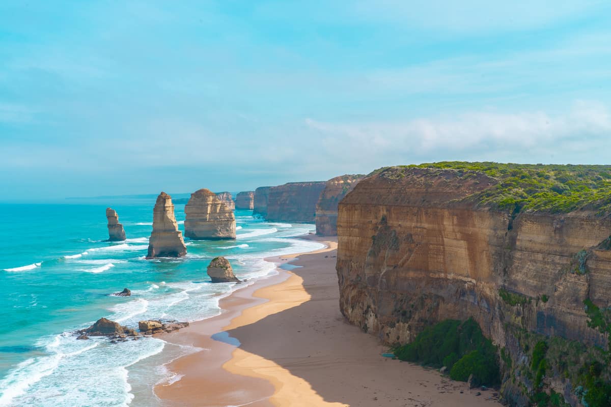 Bird's eye view of the 12 Apostles