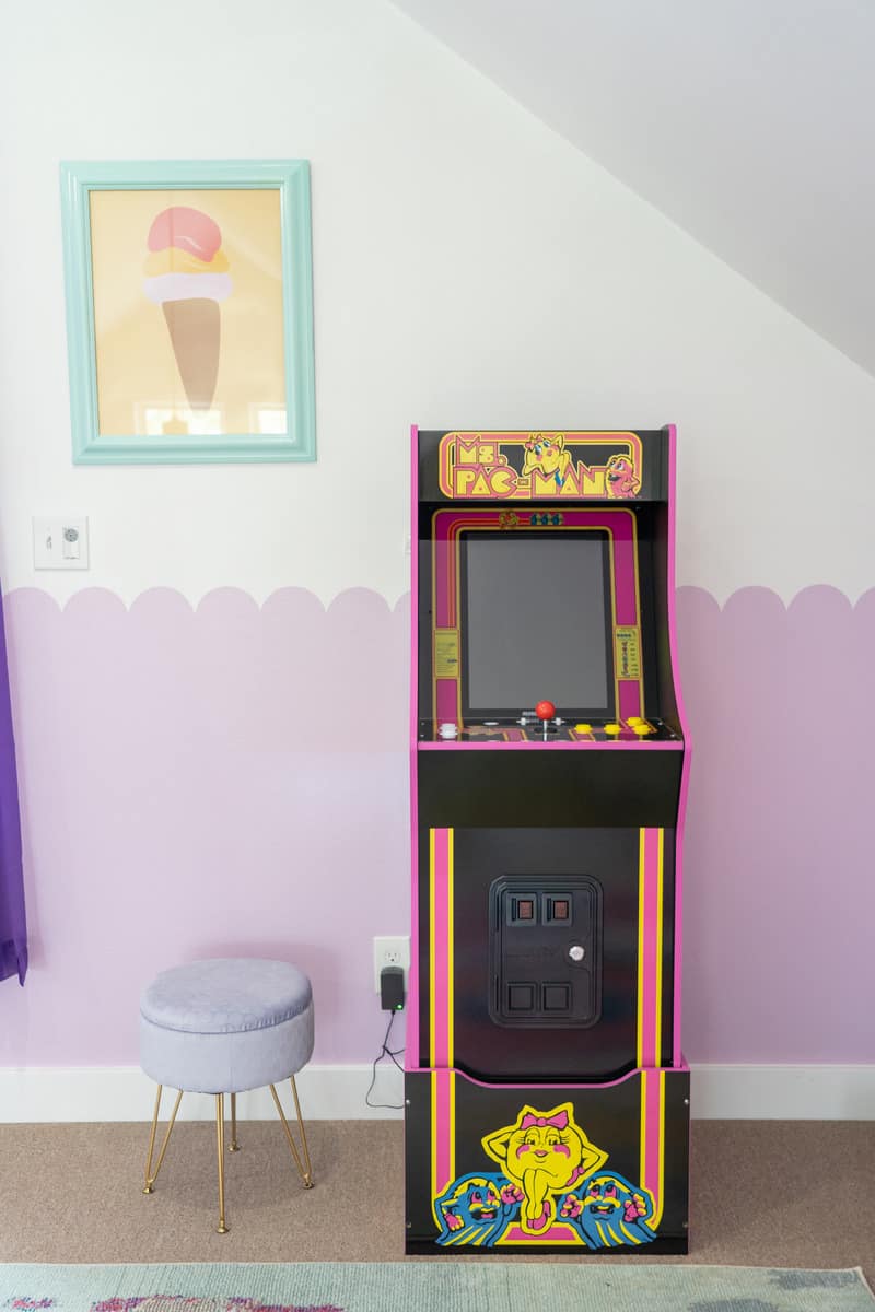Pac-man arcade game at Casa Kumwesu