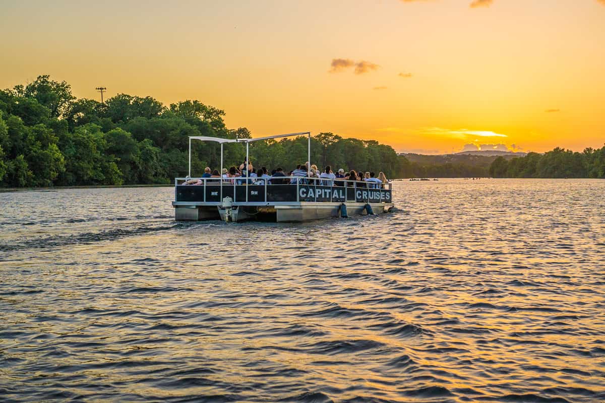 Sunset river cruise