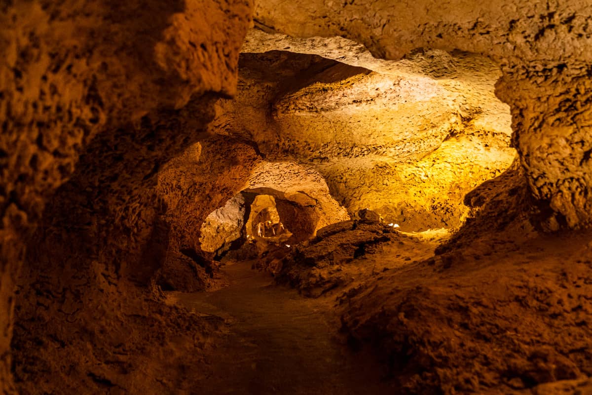 View inside Caverns of Sonora