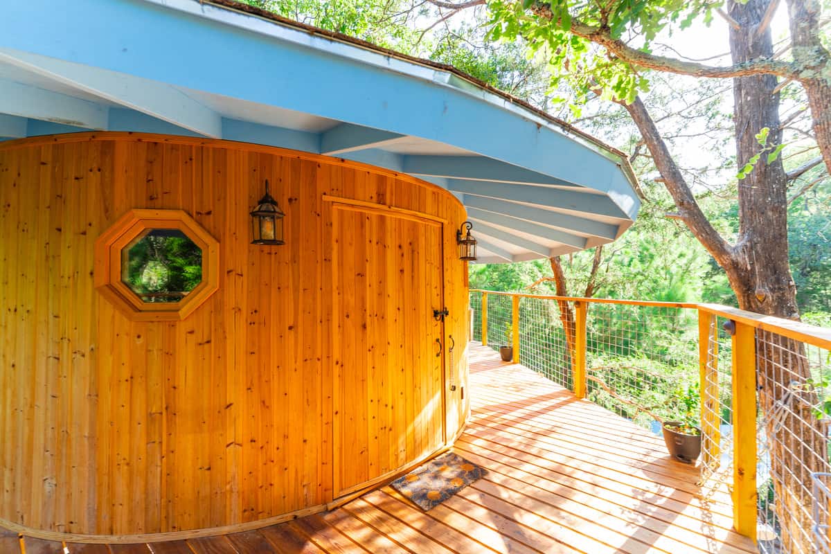 View deck of the treehouse