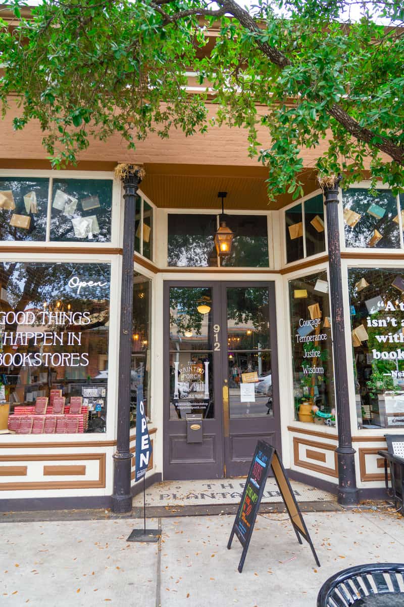 Exterior of a bookstore