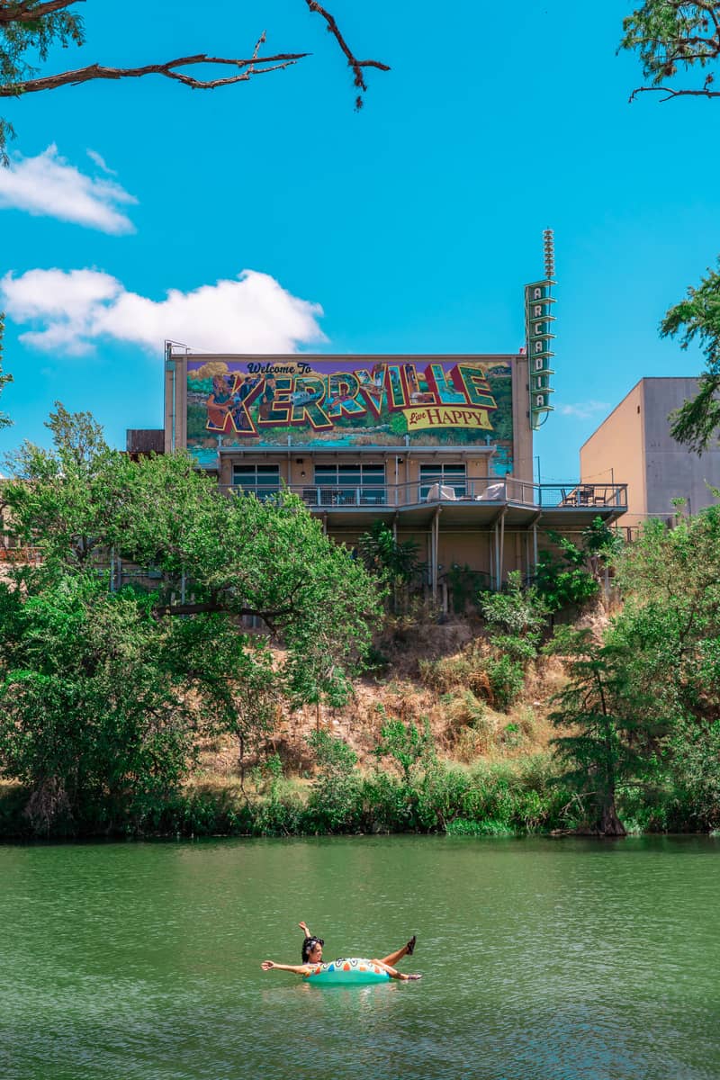 View of a Giant Kerrville Mural