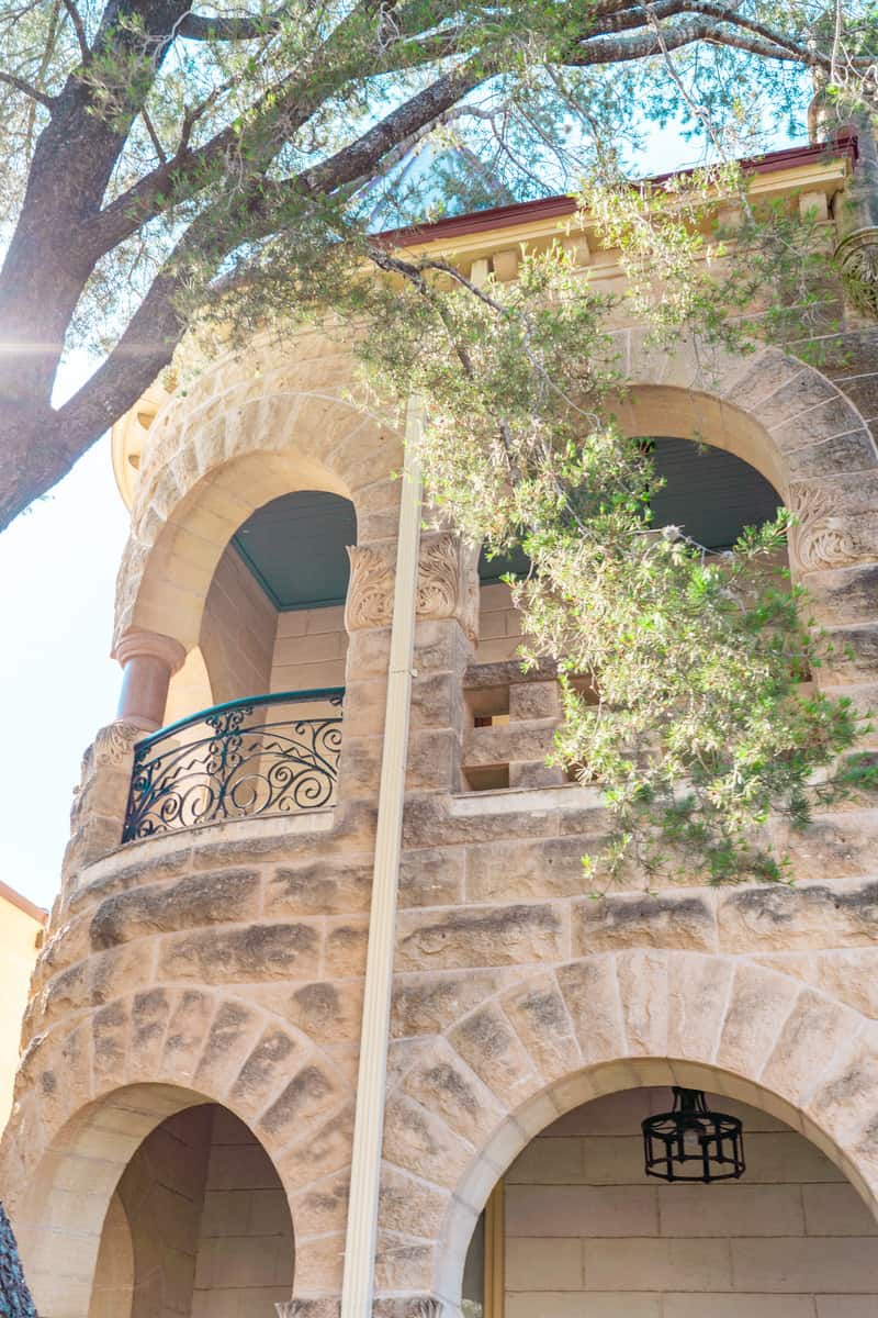 Exterior of Schreiner Mansion