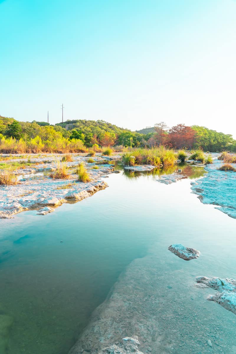 Beautiful river at the park.