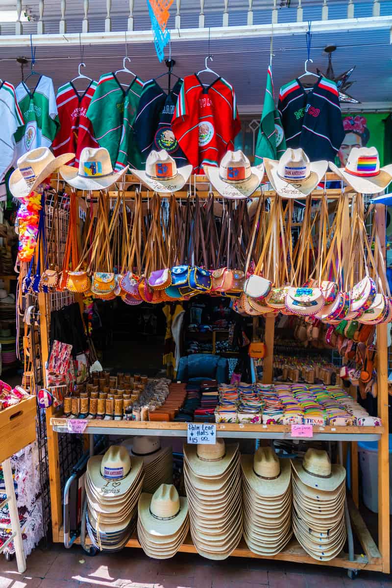 Display of local crafts for sale