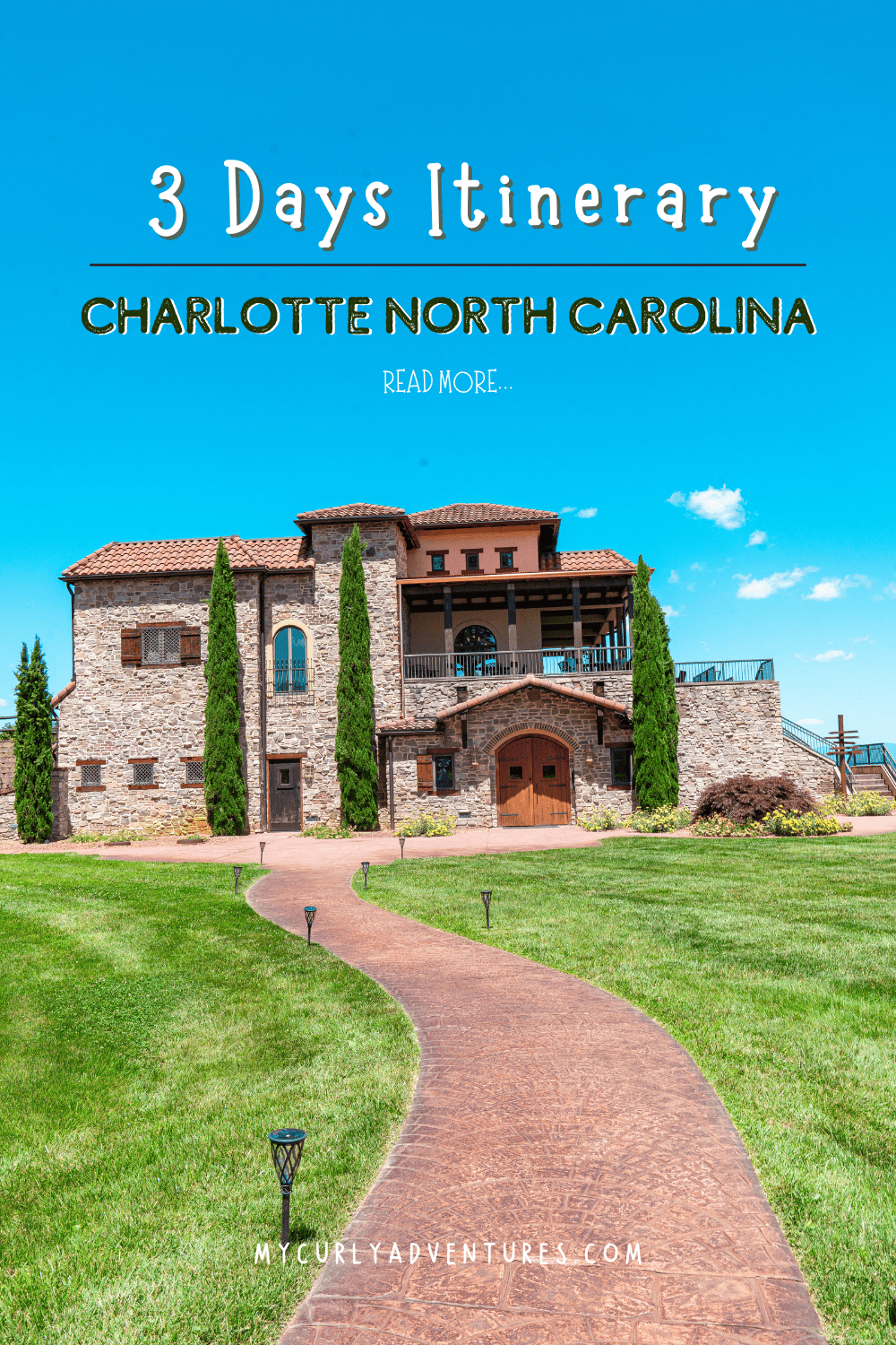 3 Days itinerary Charlotte North Carolina