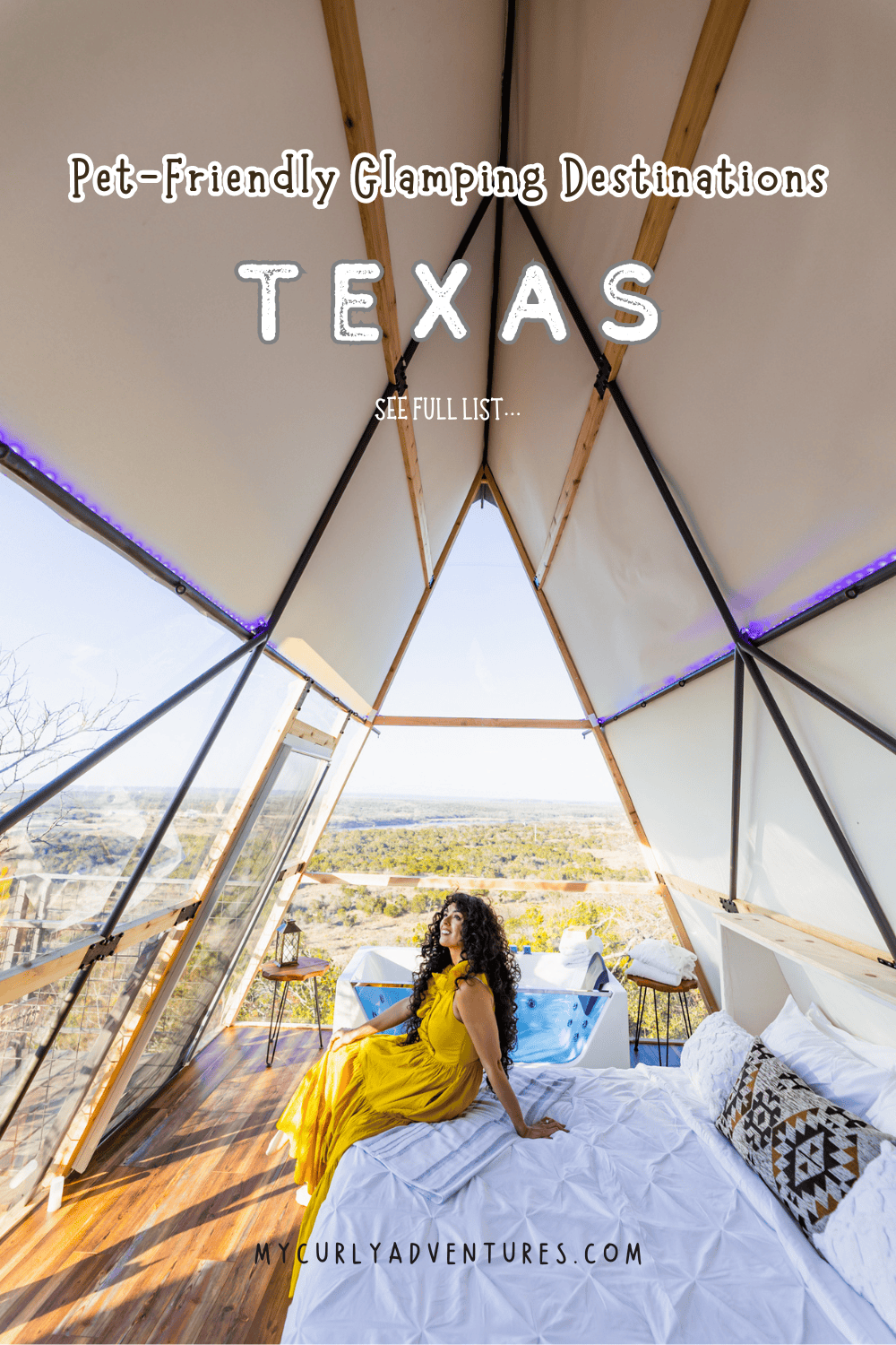 pet friendly glamping in texas