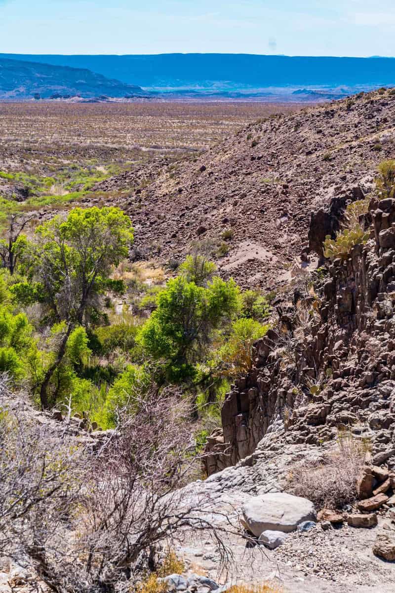 A desert valley