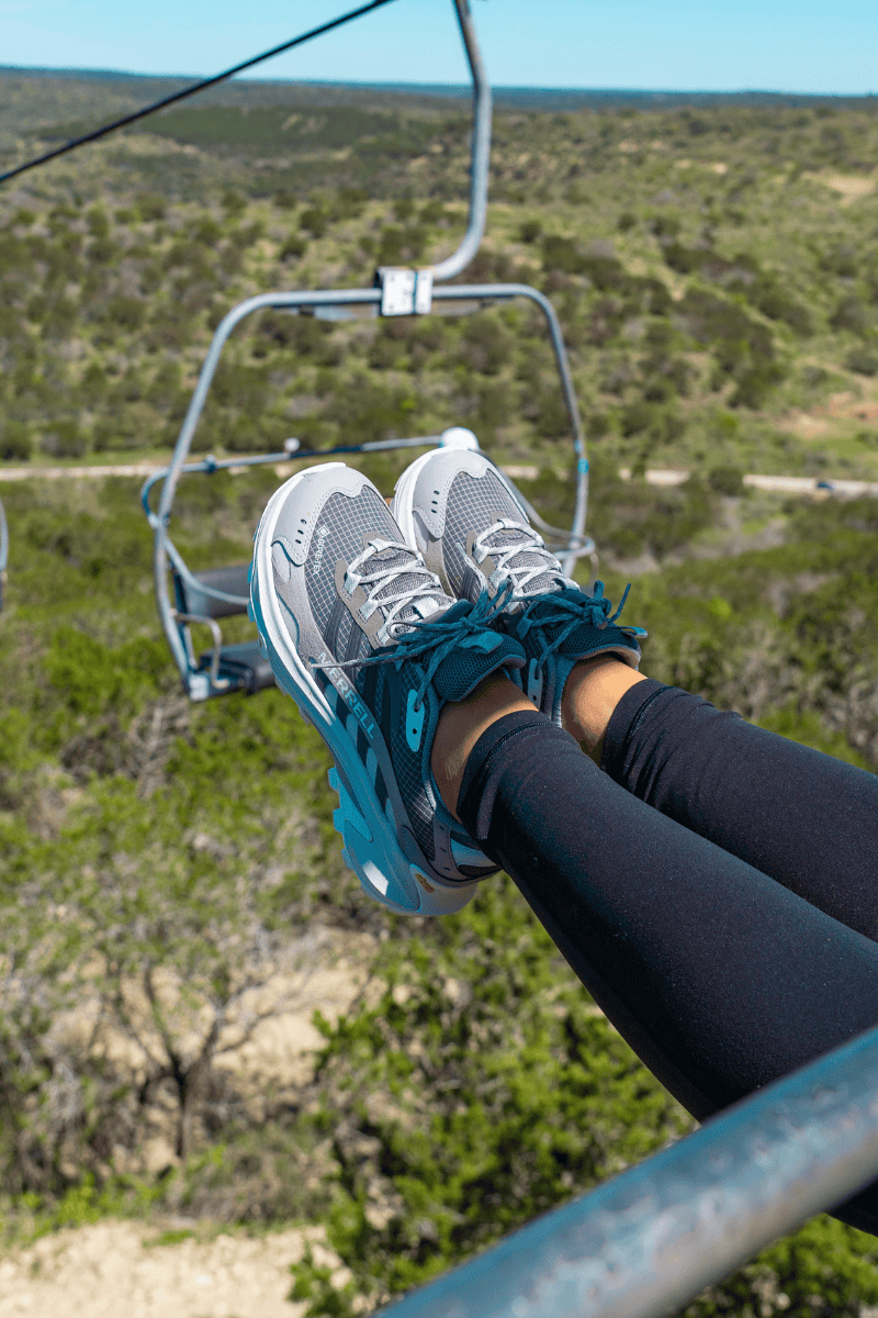 Person on a chairlift