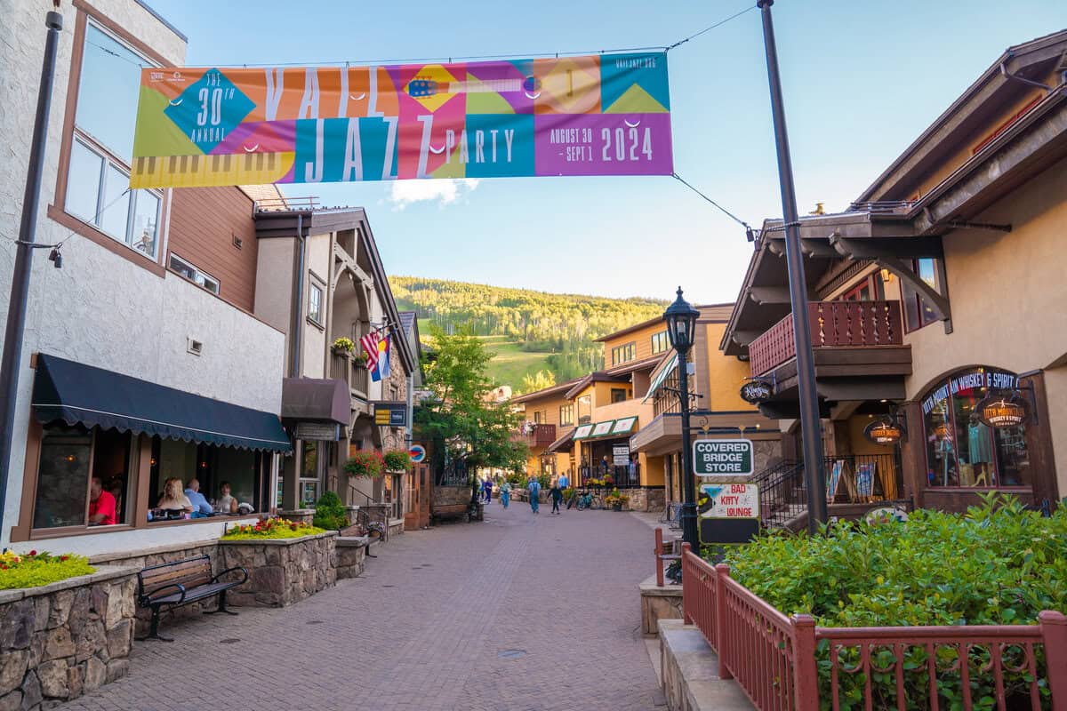 Pedestrian street in Vail