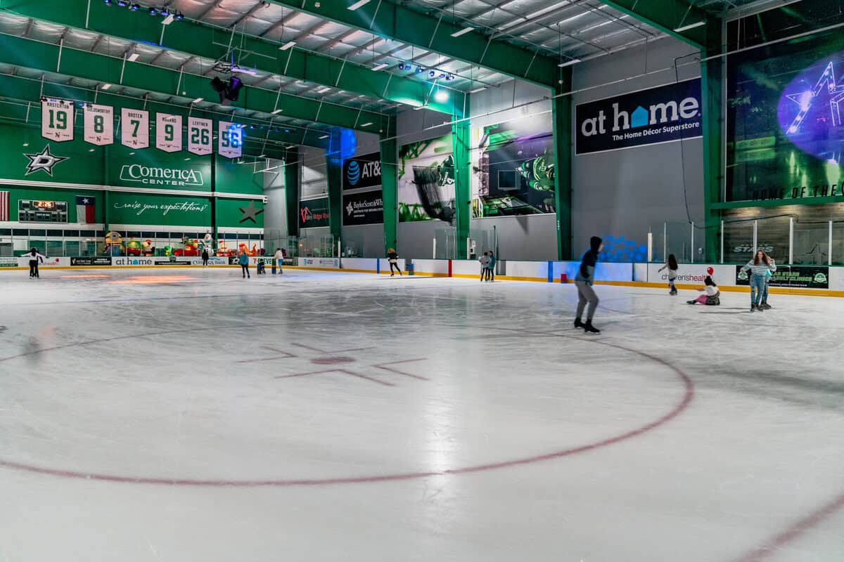 Indoor ice skating rink