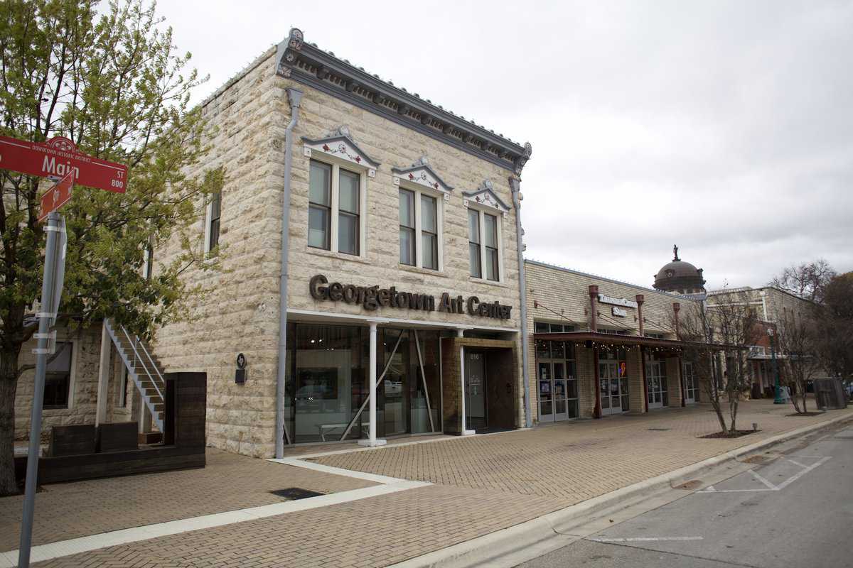 A historic stone building houses the Georgetown Art Center