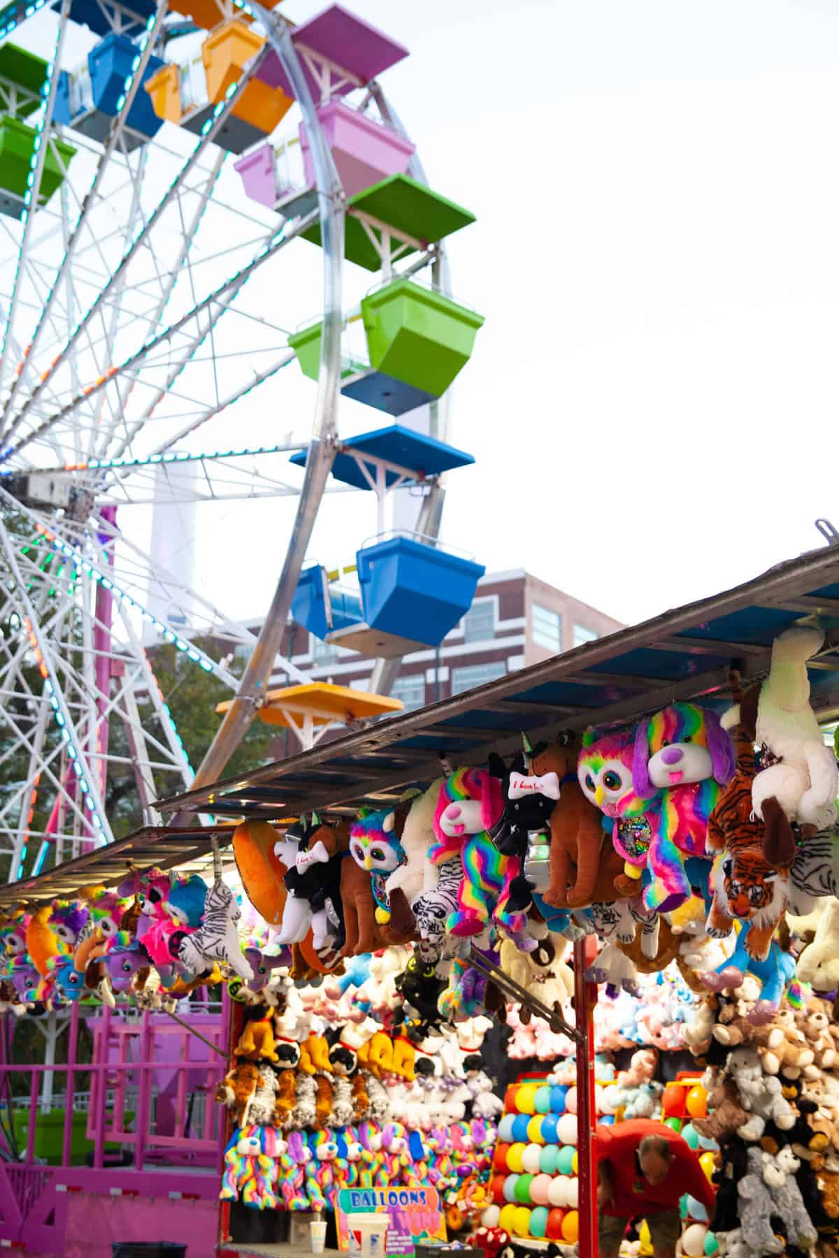 Colorful carnival scene