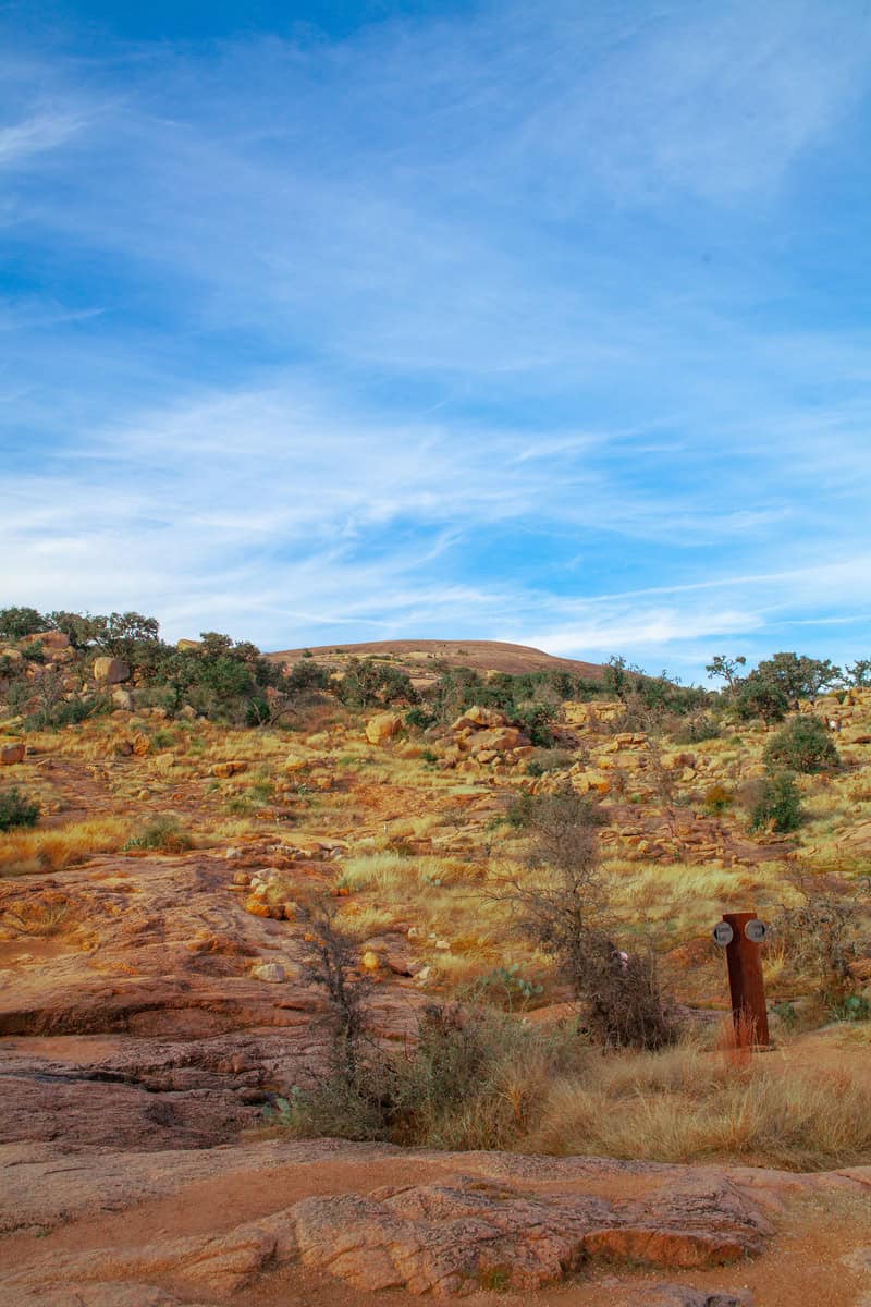 A desert landscape