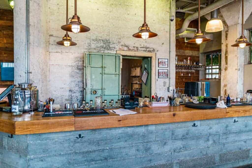 Balcones Distilling Bar Area