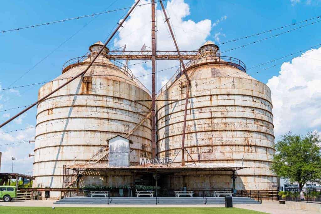 Magnolia Silos during our Visit Magnolia Market