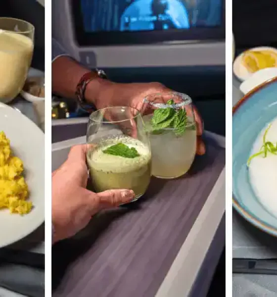 Cathay Pacific A350 Food Review: Business Class Dining