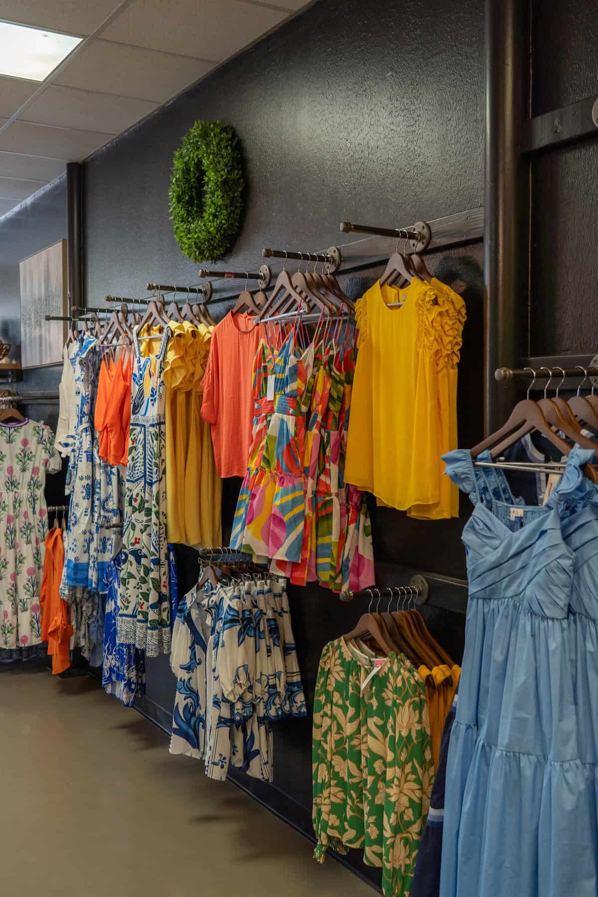 corsicana arts & entertainment district - the pink peony colorful clothing