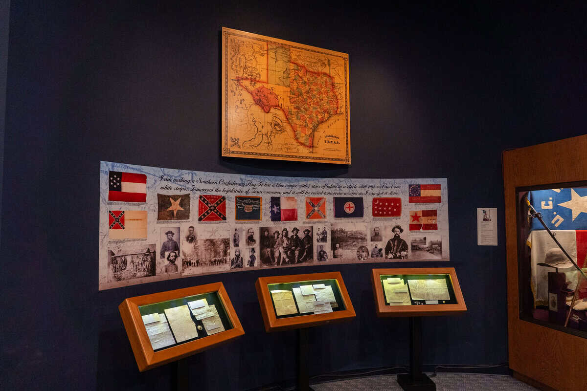 historical spot in corsicana texas - pearce museum american civil war artifacts