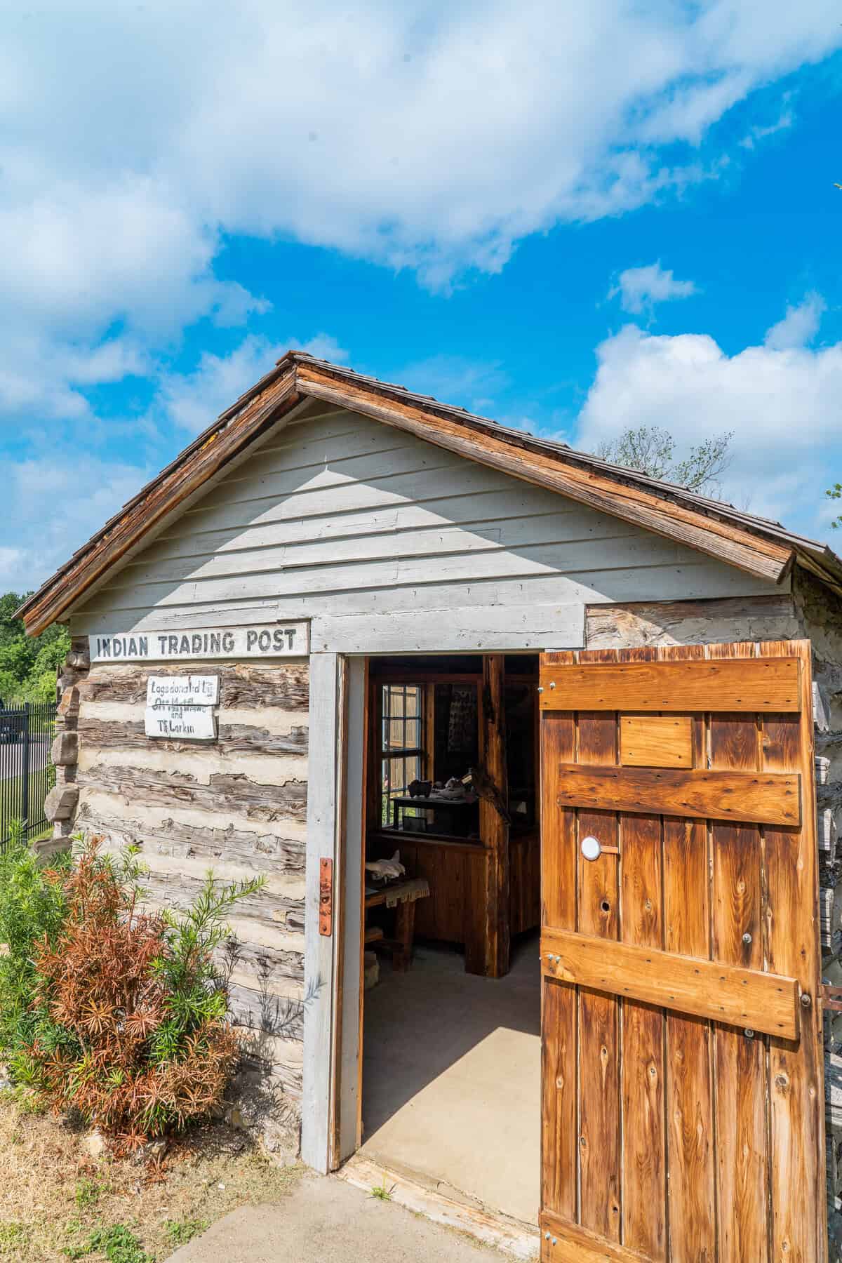 historical spot in corsicana texas - pioneer village's trading post