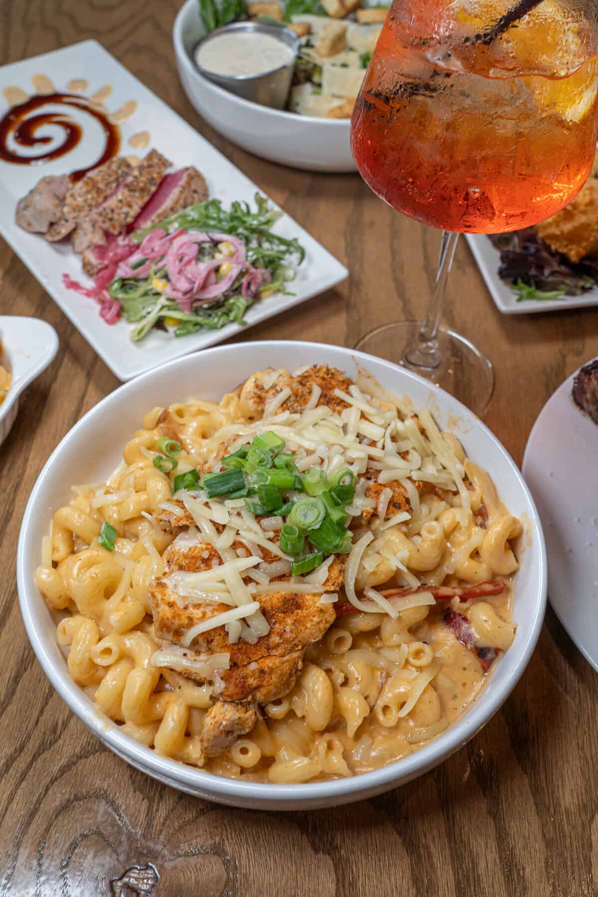 Cajun chicken pasta at Barrel House Llano Texas