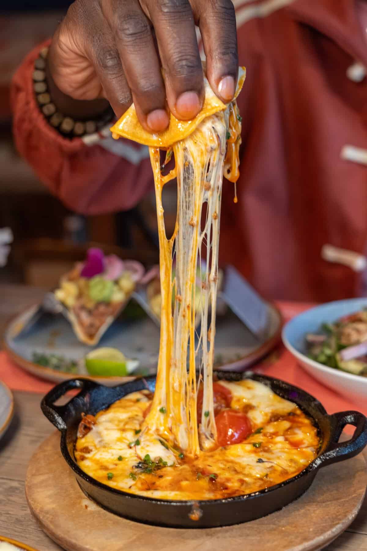 Dinner dish at Sin Yolanda in Shenandoah