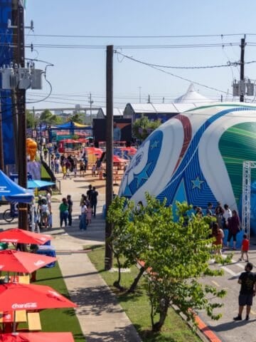 Houston FIFA Fan Festival soft opening with fan activities and World Cup installations