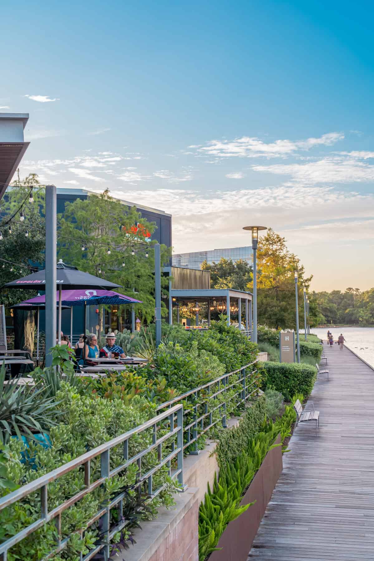 Hughes Landing boardwalk near Lake Woodlands