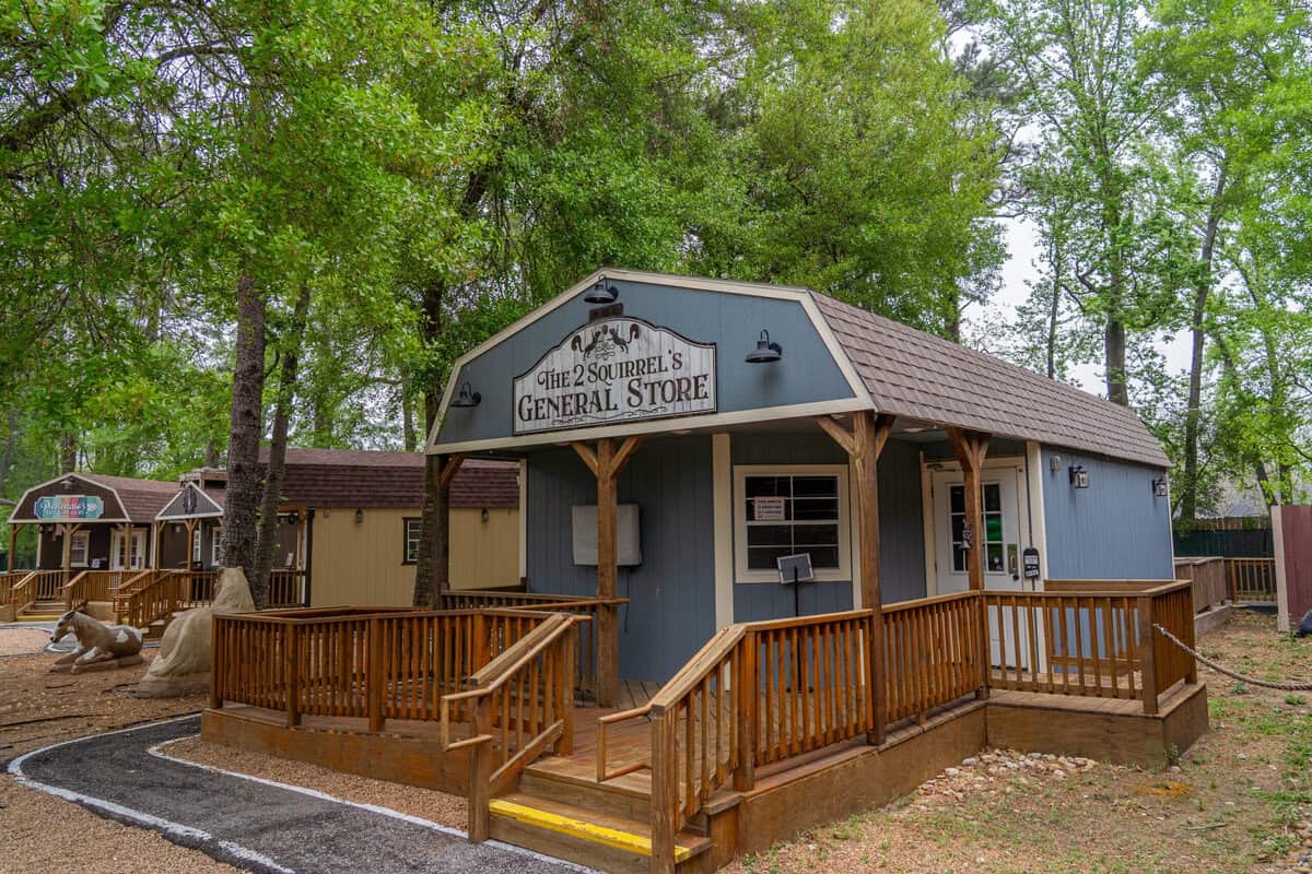 The General Store building at Once Upon a Cowboy in Tomball