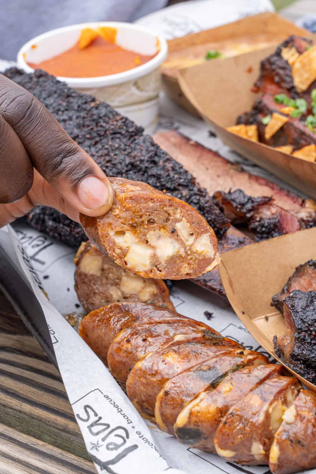 Tejas Chocolate and BBQ food in Tomball TX