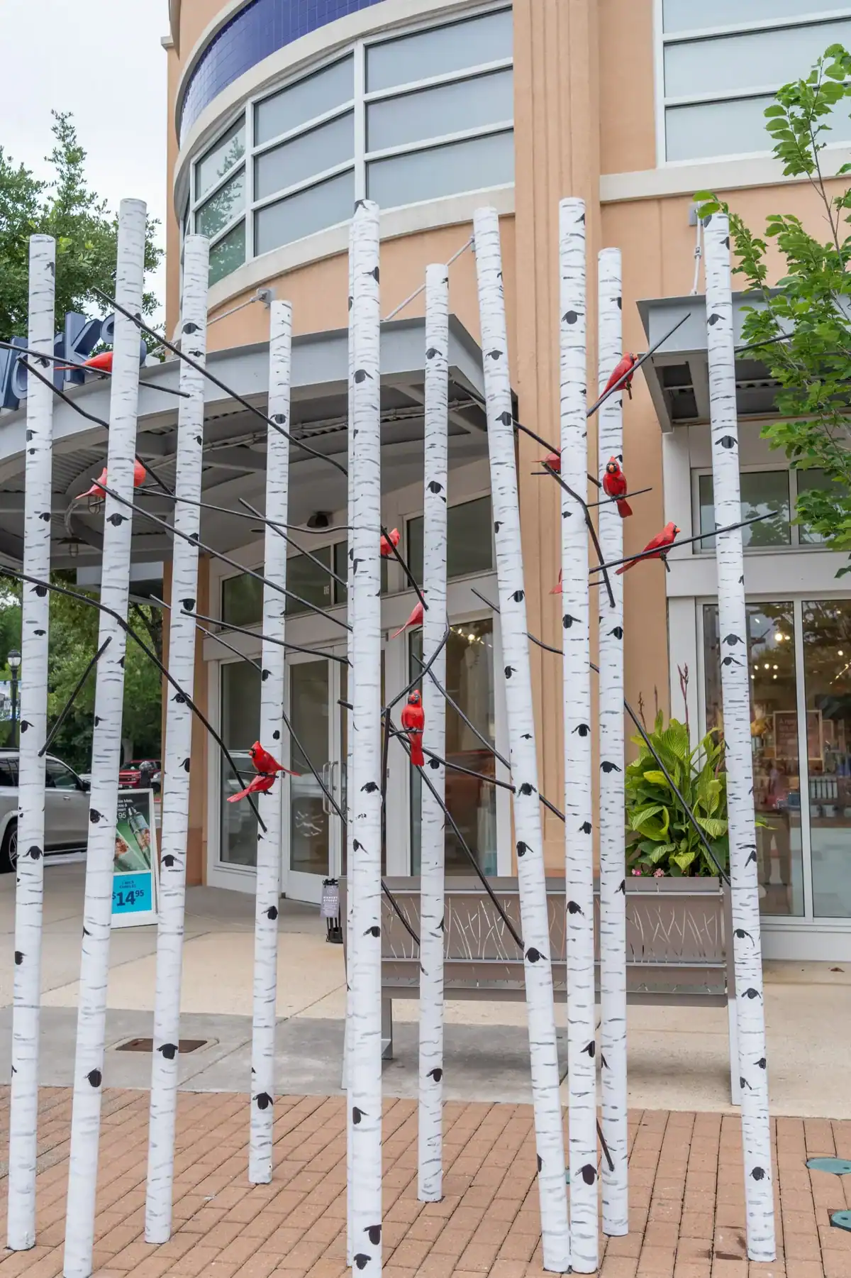 Art walk sculpture in The Woodlands