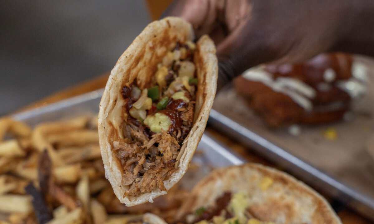 Taco and fries from the Best Restaurants in Tomball food guide