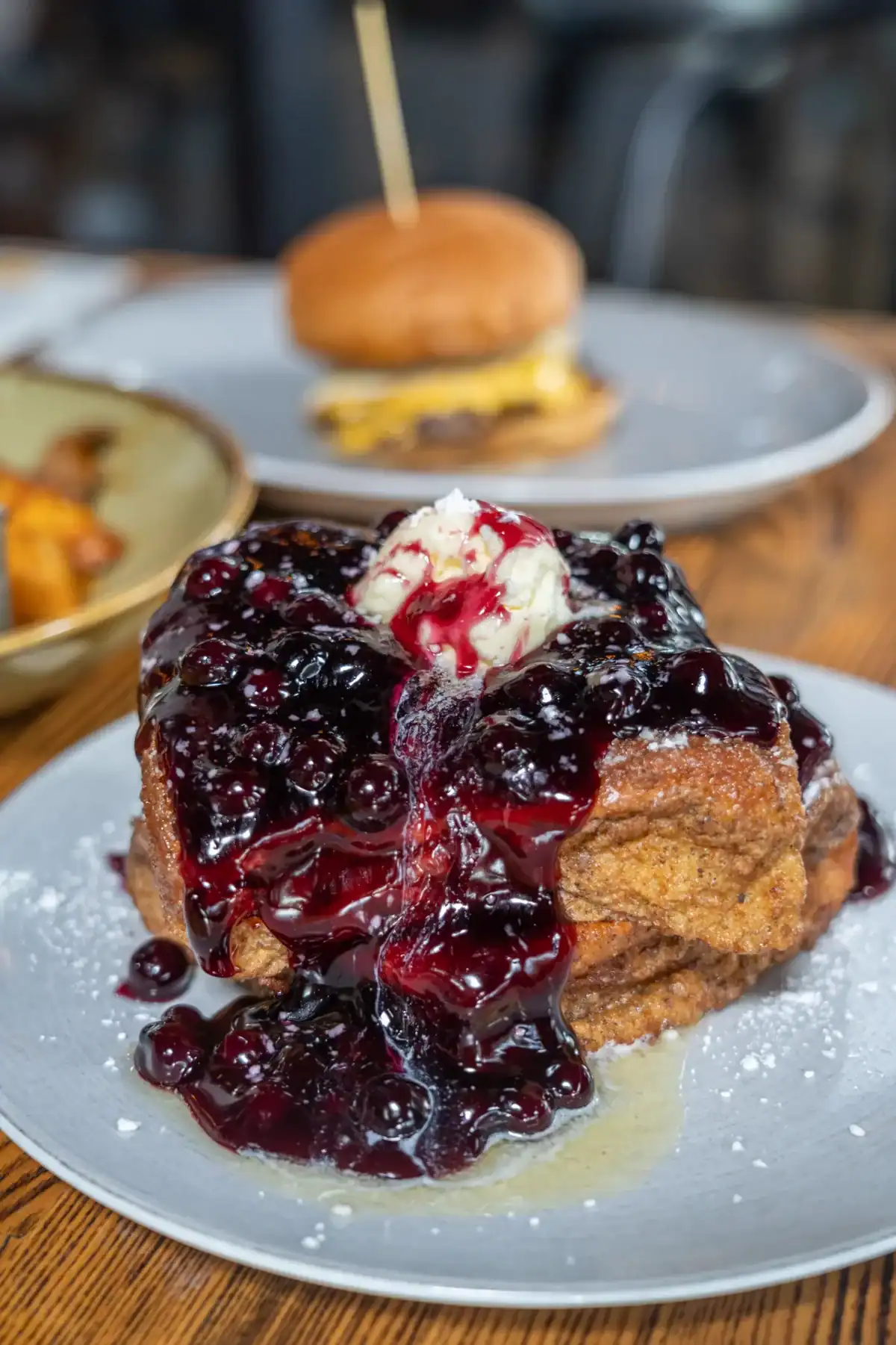 Brunch dish at Bosscat Kitchen in The Woodlands