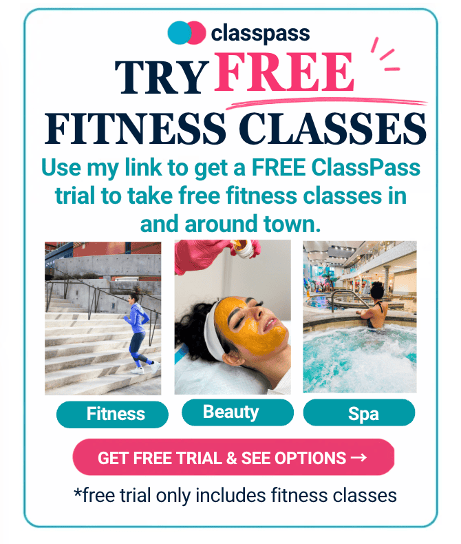 ClassPass fitness classes promotional graphic