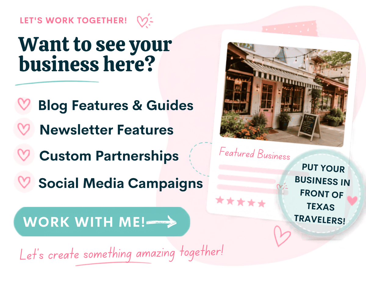 Work with My Curly Adventures to feature your Texas business graphic
